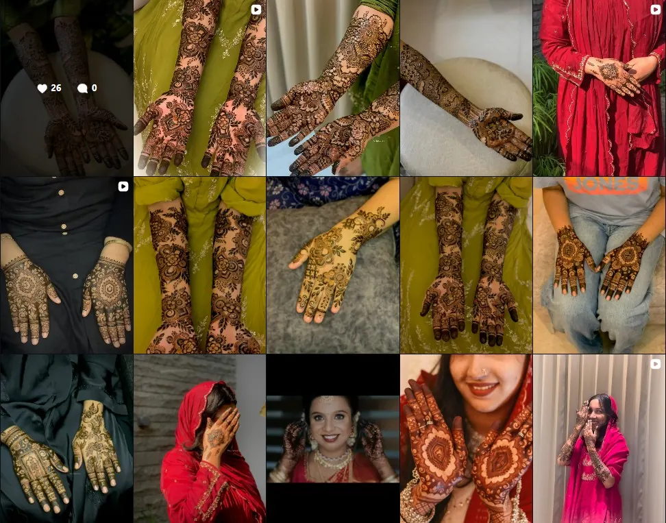 Henna by Naafila work sample 1
